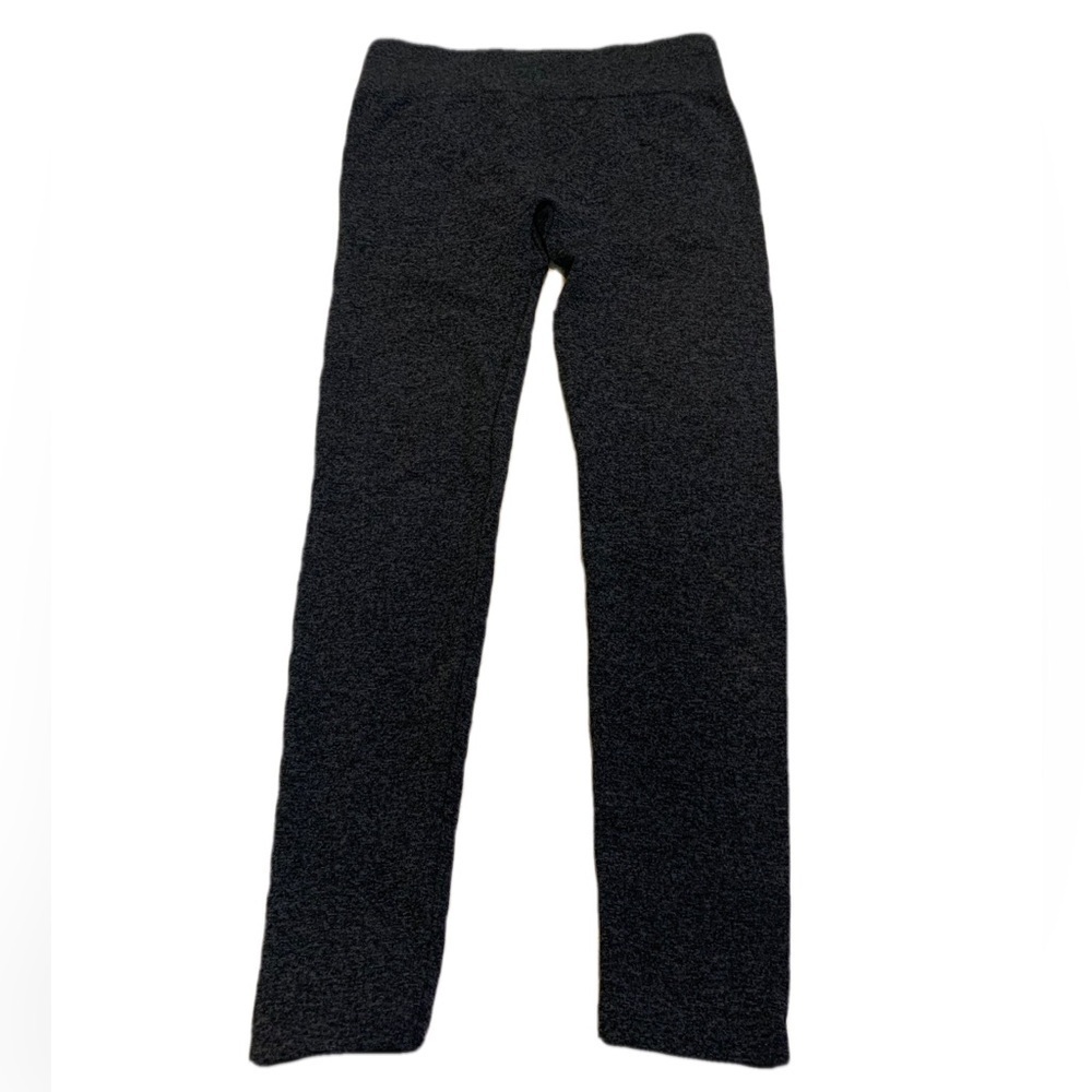 💜 Lemon Black & Gray Heathered Leggings | M/M | Athleisure